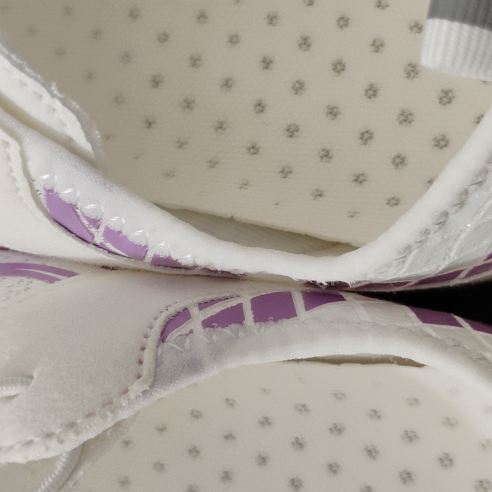 2 Pr  Shein  Water Shoes 1 White & Purple / 1 Navy Blue.  (See Pics) 40/9 - Picture 6 of 12